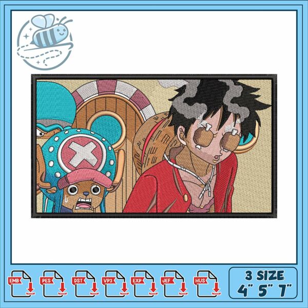 One Piece Pirate Embroidery Design for Crafting Fun