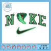 Option 1 (58 characters) Yoda Nike Embroidery Design 3 Sizes