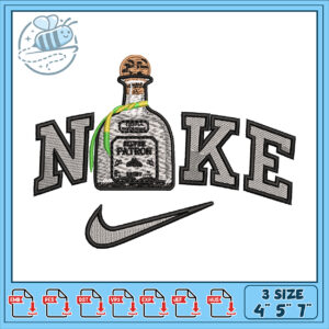 Patron Tequila Nike Embroidery Design