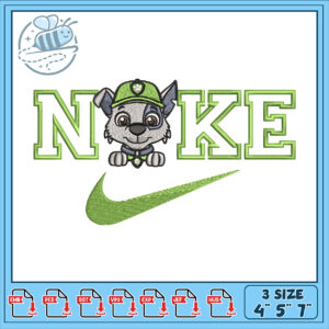 Paw Patrol Nike Embroidery Design