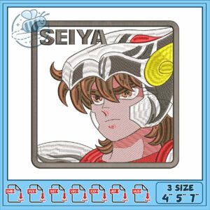 Pegasus seiya art design embroidery