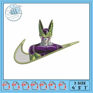 Perfect cell nike design embroidery