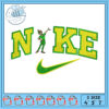 Peppa Pig Nike Embroidery Design