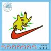 Pikachu Embroidery Design Multiple Sizes Available