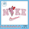 Pink Kid Buu Nike Embroidery Design