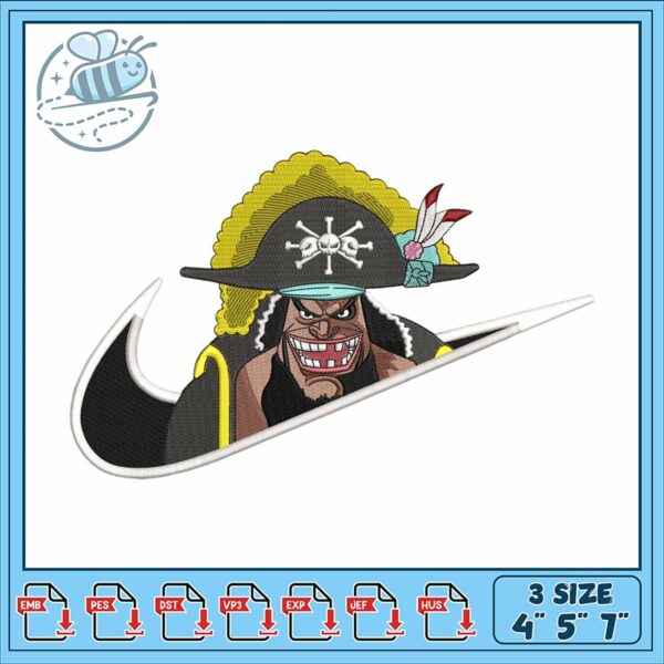 Pirate Hat Embroidery Design for Fans and Crafters