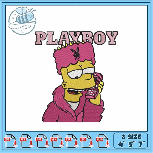 Playful Embroidery Design for Trendy Apparel Styles