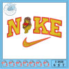 Playful Lion Cub Nike Embroidery Design Files