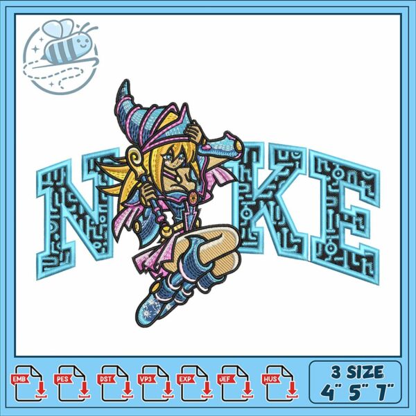 Playful Nike Embroidery Design for Unique Projects