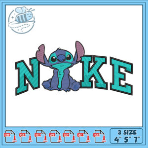 Playful Stitch Design with Cute Stitch Character