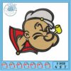 Po bear cartoon embroidery, kung fu panda 4​​ embroidery