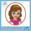 Rocky dog patrol face embroidery, paw patrol dog names​​ embroidery