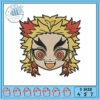 Gyuu anime art design embroidery, giyu tomioka​ embroidery