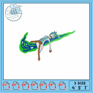 Rick Sanchez Embroidery Design for Unique Projects