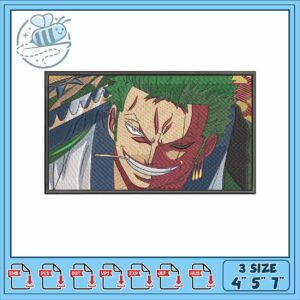 Roronoa zoro wano embroidery