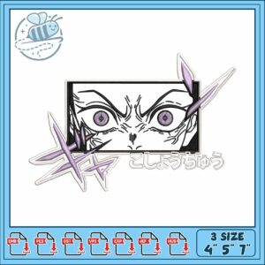 Ryomen sukuna jujutsu kaisen embroidery Ryomen sukuna jujutsu kaisen embroidery