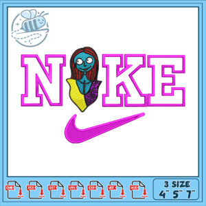 Sally Nike Embroidery Design