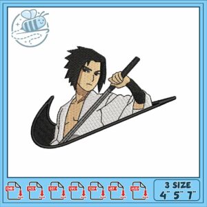 Sasuke saga nike art embroidery