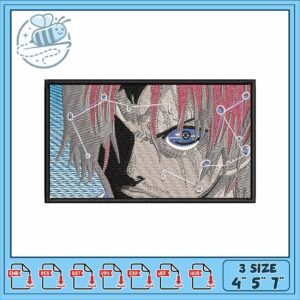 Shanks box art design embroidery