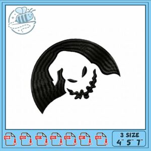 Skull Hand Embroidery Design for All Machines
