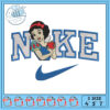 Snow White Nike Embroidery Design