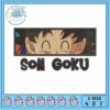 Son goku super saiyan design embroidery, son goku pics​ embroidery