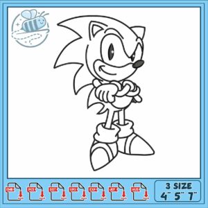 Sonic design art embroidery