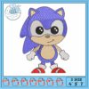 Sonic design art embroidery, is sonic disney​​​​​ embroidery