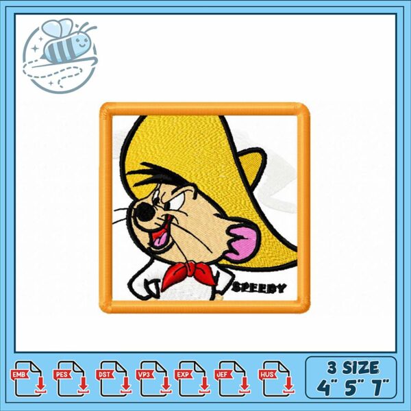 Speedy Gonzales Embroidery Design for All Projects
