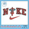 Spider Hero Nike Embroidery Design in Three Sizes