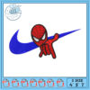 Spider Design Nike Embroidery Pattern for Machines