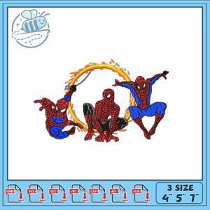 Spiderman Embroidery Design for Creative Projects