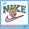 SpongeBob Nike Embroidery Design for DIY Projects