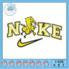 SpongeBob Nike Embroidery Design