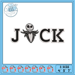 Spooky Jack Spider Embroidery Design for Crafting