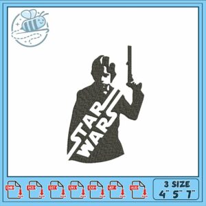 Star Wars Embroidery Design for Unique Projects