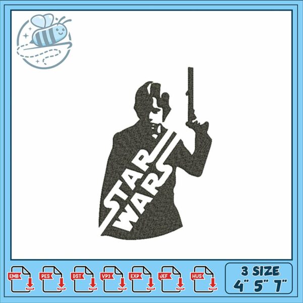 Star Wars Embroidery Design for Unique Projects