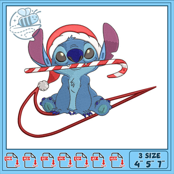 Stitch Christmas Embroidery Design