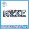 Stitch Christmas Nike Embroidery Design