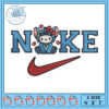 Stitch Halloween Nike Embroidery Design