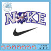 Stitch Halloween Nike Embroidery Design