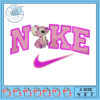 Stitch Nike Logo Embroidery Design 3 Sizes