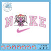 Stitch Nike Christmas Embroidery Design