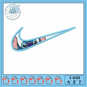 Stitching Design of Stitch Nike Swoosh Embroidery