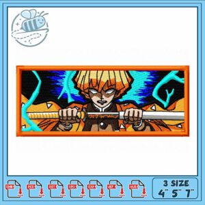 Stunning Anime Character Embroidery Design Pattern