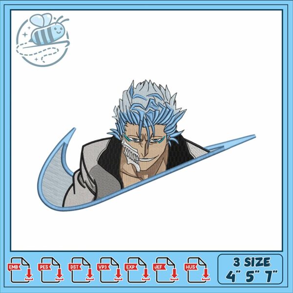 Stylish Anime Character Embroidery Design Patterns