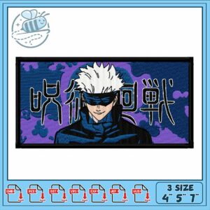 Stylish Anime Embroidery Design for Crafts and Apparel