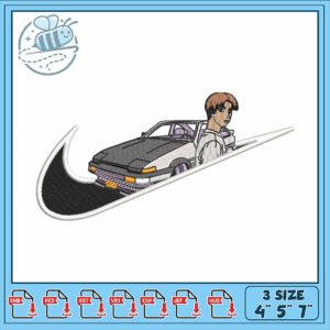 Stylish Car and Driver Embroidery Design Project