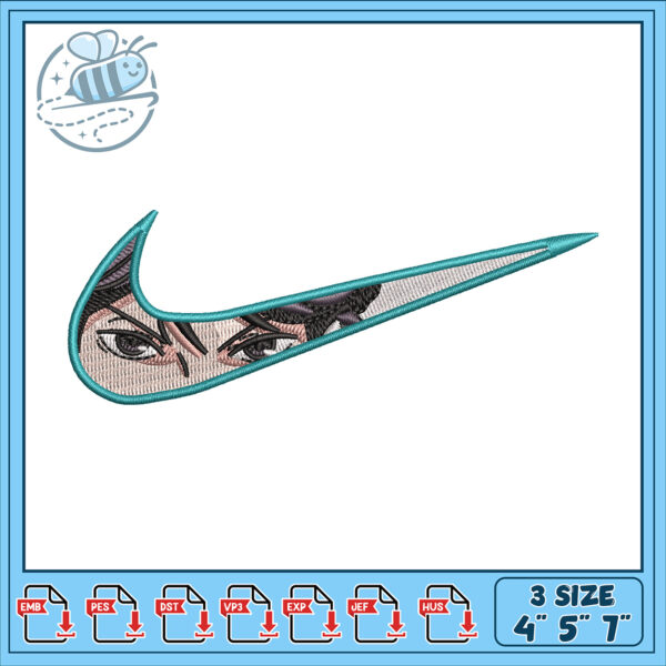 Stylish Embroidery Design Nike Swoosh Eye Detail