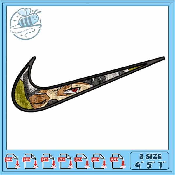 Stylish Embroidery Design Nike Swoosh for Apparel